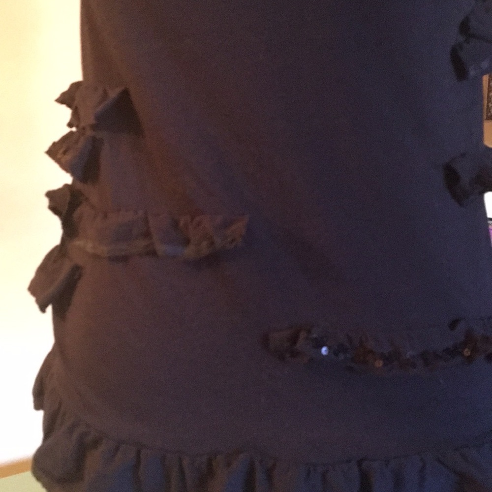 j.Crew Ruffled Sequins Black Tank-top - Picture 4 of 8